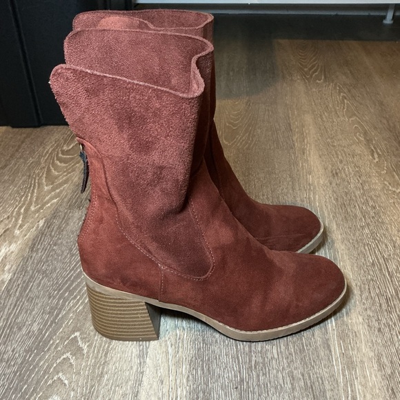 Sun + Stone Shoes - Women's Suede Ankle Boots